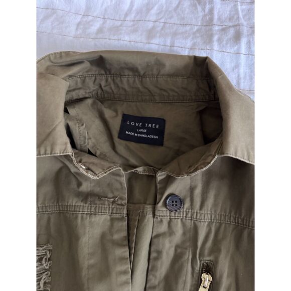 Love Tree Olive Field/Military Jacket‎ - Picture 3 of 7